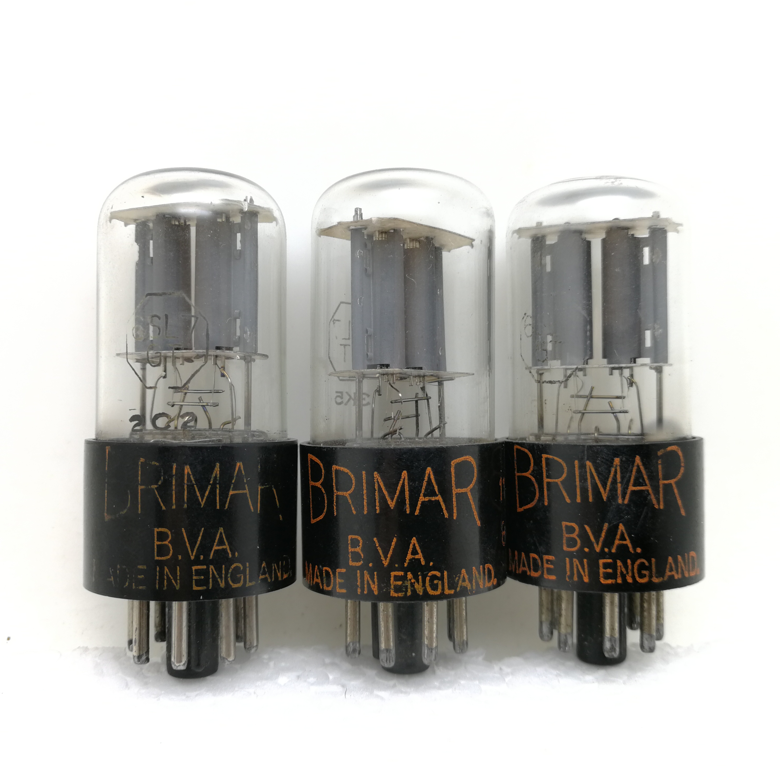 British BMW BRIMAR 6SL7 6N9P 5691 ECC35 CV1985 6H9C electronic tube