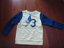 Counter Korean Curlysue can love show childrens clothes childrens T-shirt a number 110 physical shooting