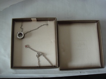 Bulgley Bvlgari Necklace 925 Sterling Silver Little Red Charity Ceramics Men and Women choker Spot