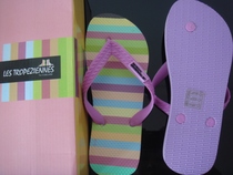 Discount LES TROPEZIENNES ladies slippers Flip-flops a pair of 35-36 yards brand new