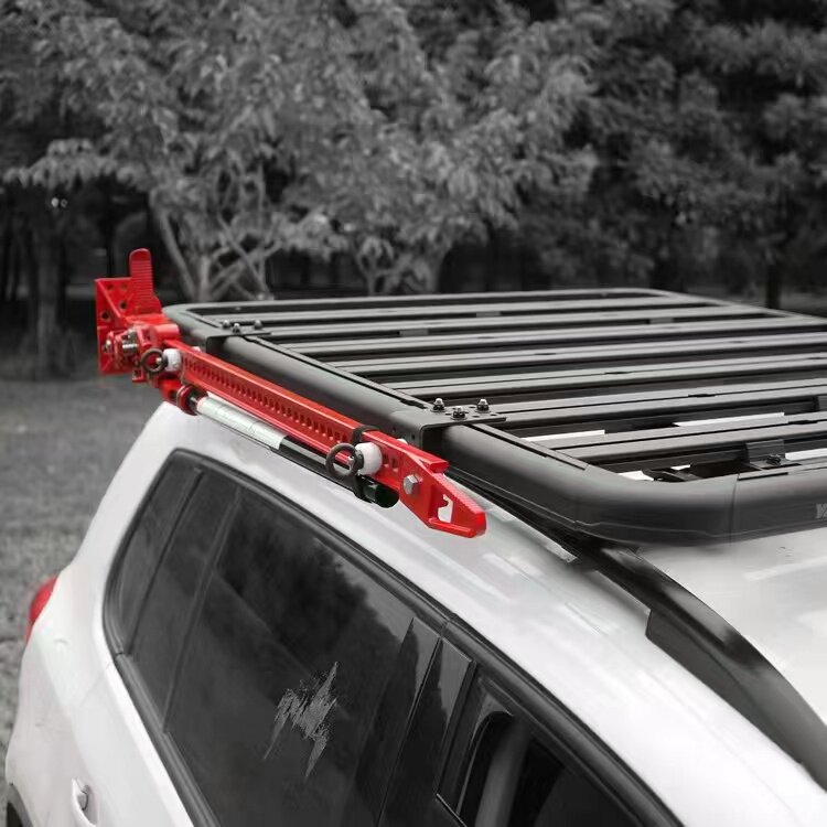 Universal monkey climbing rod mounting bracket luggage rack luggage frame roof rhinoceros basket jack fixed mounting bracket