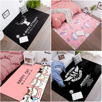 Carpet full of Nordic ins girls room living room doormat coffee table mat girls bedroom bedside blanket net red same style