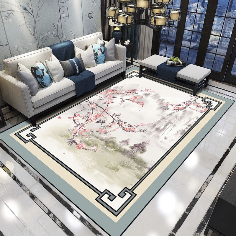 Floor Mats New Chinese Door Mats Home Foyer Room Bedroom Side Blankets Living Room Entrance Floor Mats Carpets Tea Table Rugs