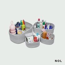  NOL original home storage box ins fabric household cotton woven finishing box Cosmetics storage box