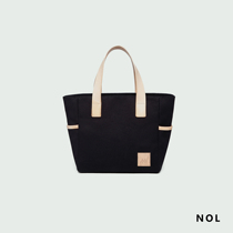  NOL original design simple fashion portable canvas with leather ladies bag handbag