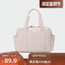 NOL simple shoulder bag bag washed canvas bag ins Japanese students literary large capacity handbag