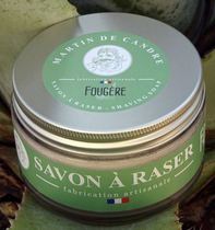 French martin de candre MDC fern shaving soap triple grind high-end shaving soap 200g