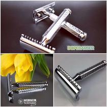 German merkur manual double-sided safety razor 41c 42C shaving knife retro 1904 grip scraper