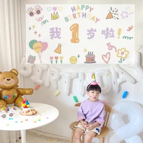 Little Red Book same kind of happy birthday projector projector lamp Korea ins net red party childrens room gift girl