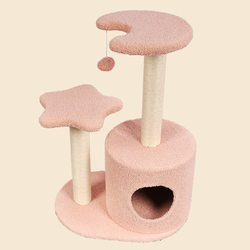 Cat Climbing Rack Cat Nest Cat Tree Integrated Cat Climbing Rack Cat Climbing Rack Does Not Occupying Land Large Cat House All Year Round Neutral Cat Supplies