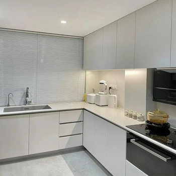 Shanghai bunny whole house customized integrated cabinets customized kitchen cabinets simple modern egger pet wanhua hexiang board