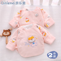 Newborn baby half back clothes winter clip cotton thickened winter just born monk to serve 52 yards for first baby winter