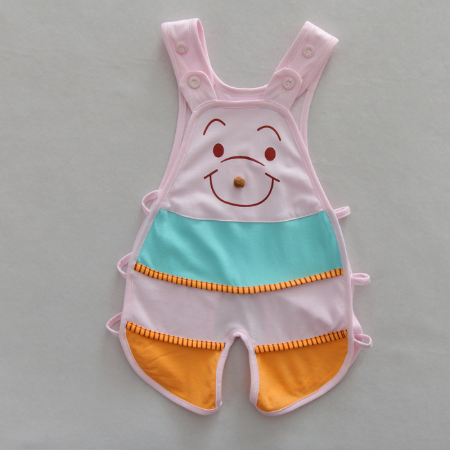 Bé onesies mùa hè nữ bé bảy áo khoác 12 mùa hè siêu mỏng bông mở áo khoác 1 năm 3-6 tháng