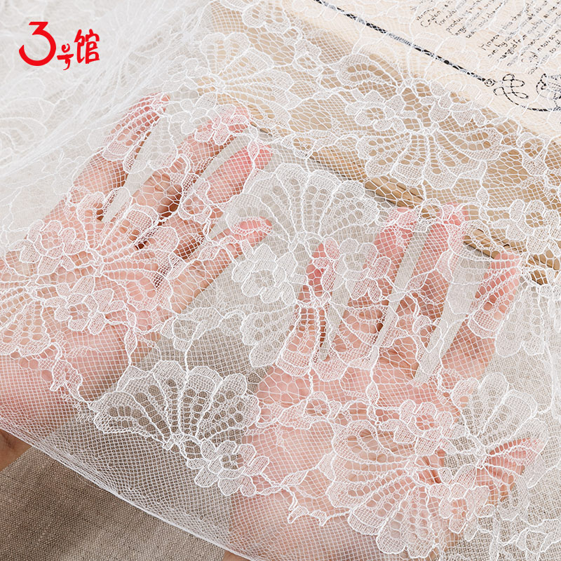 Flower Lace Fabric Hollowed-out Lace Accessories Fashion Wedding Dress Gown Without Sleeveless Vest Foreign Background Diy Fabric