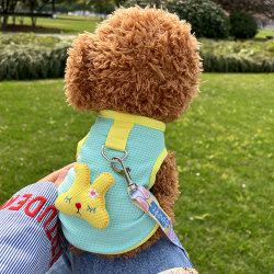 Teddy Kitten Dog Clothes Spring and Summer Pet Bichon Small Dog Anti-Shedding Clothes Vest Thin Style