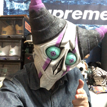 Isu 9 Gaming Perimeter Headgear Cos Skull Goat Corner Smile Mask Halloween Funny Gathering Utensils Live