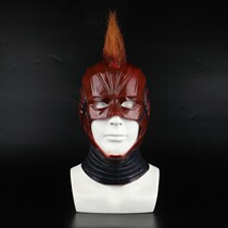Marvel Cos Helmet Captain Mask Latex Headgear Carol Danvers Mask Fake Publication Performance Props