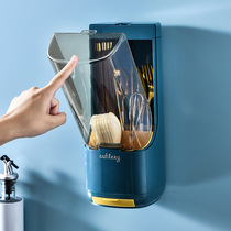 Chopstick ultraviolet disinfection cylinder contained shelving shelving spoon drying spoon integrated machine chopstick cylinder chopstick cage chopstick basket wall-mounted