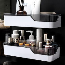 Toilet rack-free suction cup wall-mounted shampoo rack bathroom storage rack toilet wash table