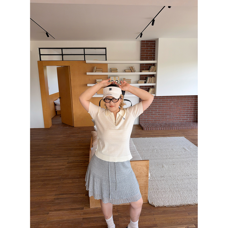 Azhousday a Zhoujia 5/13 New Product Plus-Size Knitted Skirt Azhousday a Zhoujia 5/13 New Product Plus-Size Knitted Skirt