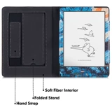 Wenshi Boox Poke 2/3/4/4S E -Book Защитная обложка POKE5/5S РАНДЕРЕННЫЙ КРЕМЕНТО