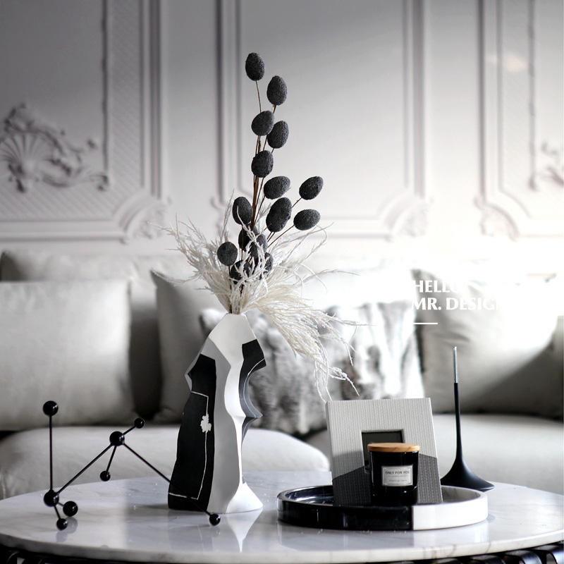 D Modern Creative Ceramic Vase Simulation Flower Frame Combination of Sales Building Sales Building Sales Art Gallet