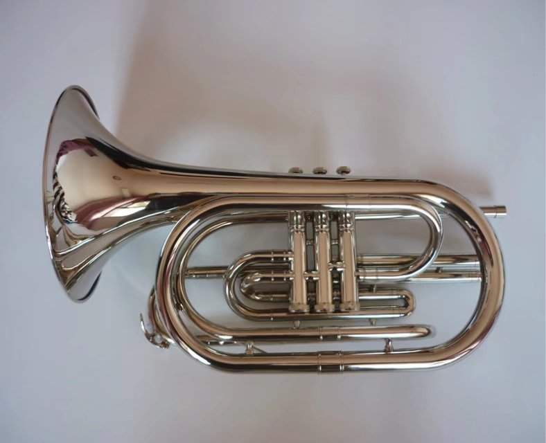 Nhạc cụ kèn trombone Marching b thương hiệu điều chỉnh loại pít-tông trombone - Nhạc cụ phương Tây