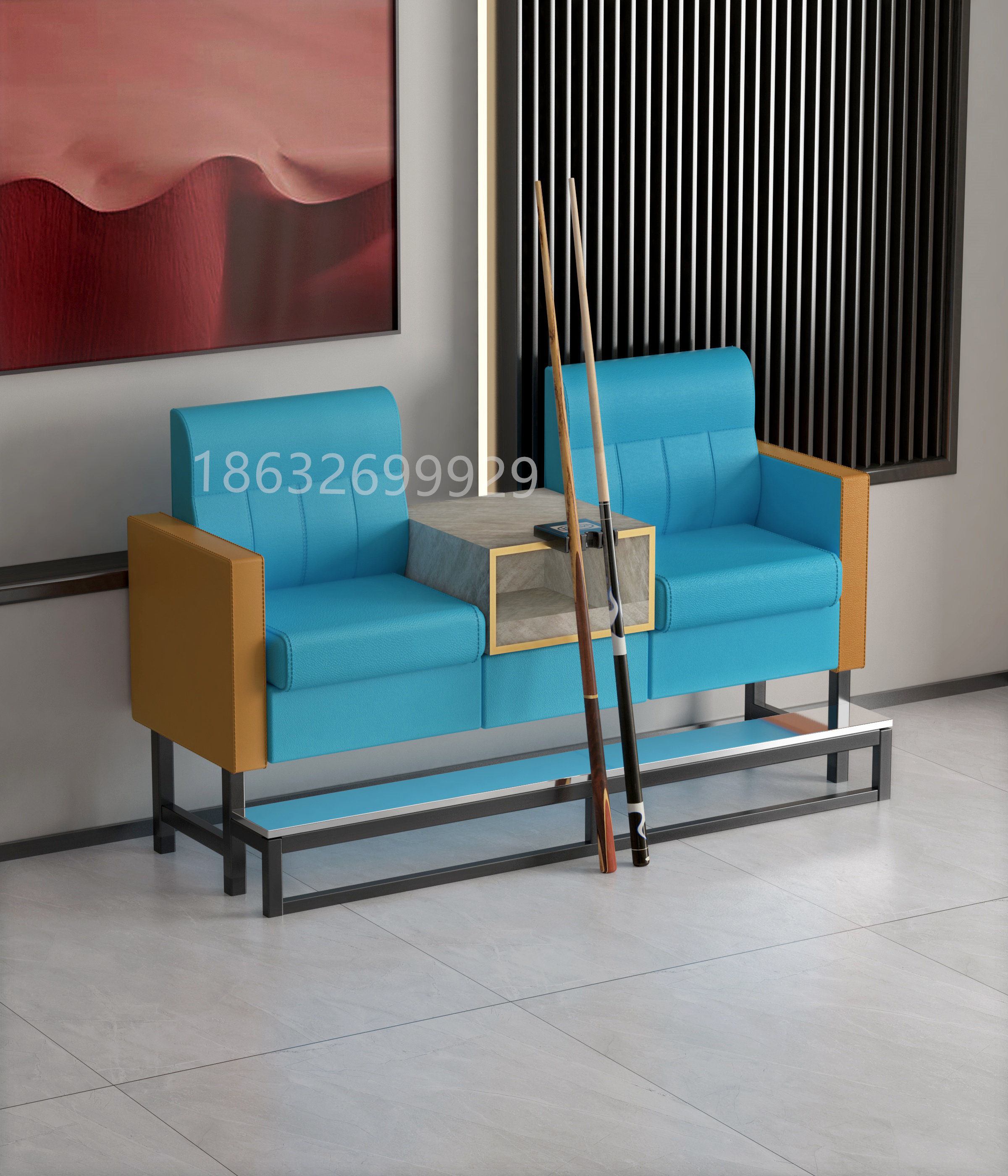 New billiard table and chairs, billiard sofa chair, billiard chair, special chair for billiard hall, viewing ball chair, leisure table and chair manufacturer