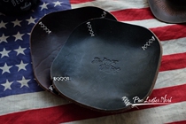 American horween horween cxl tea core oil wax leather leather plate semi-finished product material package 4mm thickness