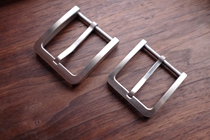 Pure titanium ultra light belt buckle business pin buckle hypoallergenic leather belt head handmade belt accessories 40mm37mm