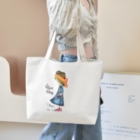 Canvas bag for women 2026 new spring and summer work commuting canvas bag fashion bag simple student bag tote bag