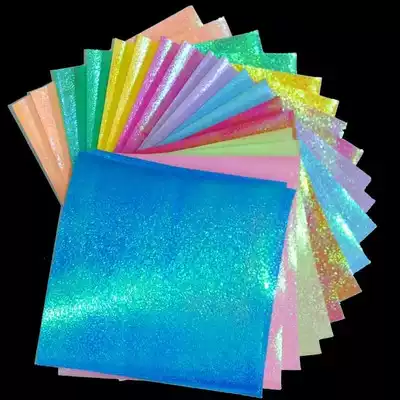 Popular Yasheng origami color Pearl paper flash paper Children's handmade paper art color photocopy paper square Thousand Paper Crane Paper