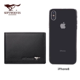 Septwolves, ультратонкий кожаный картхолдер для водительских прав, защитный чехол, из натуральной кожи, воловья кожа