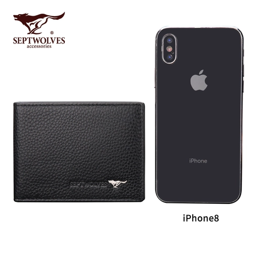 Septwolves, ультратонкий кожаный картхолдер для водительских прав, защитный чехол, из натуральной кожи, воловья кожа