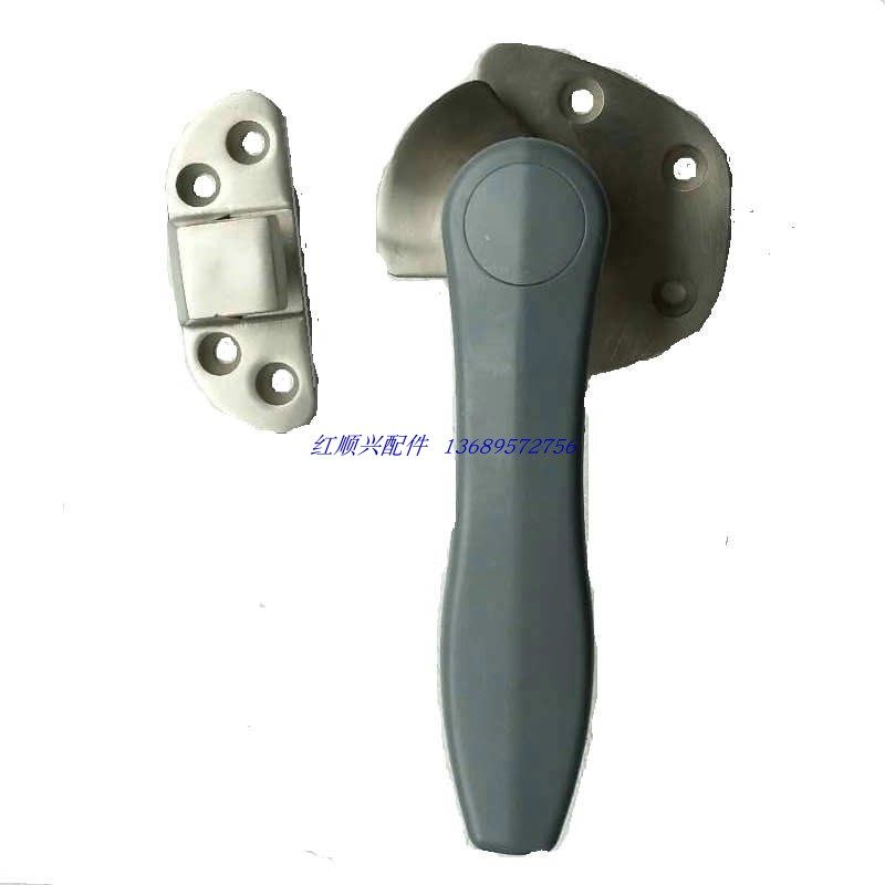 Stainless steel door handle HSL200 red Shunching forced door lock industrial baking box sealing