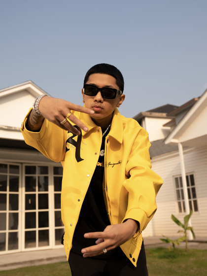 FFF官方AFGK秋冬黑色机车国潮皮衣男士美式街头刺绣皮夹克男外套