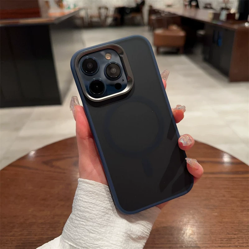 Apple, матовый объектив, совместимый iPhone 15/16, iPhone16 Pro, силиконовый чехол для зарядки, iphone, 14promax, 15promax, защита от падения, деловая версия