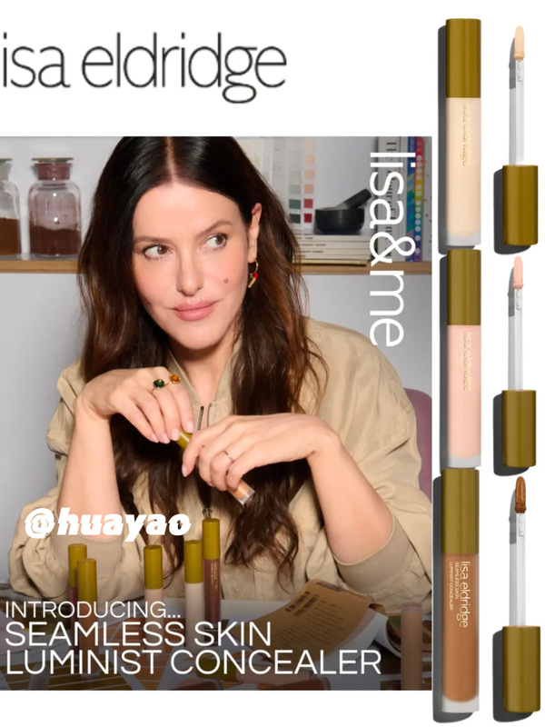 Lisa Eldridge Luminist Concealer Moisturizing and Long-Lasting Facial Concealer to Cover Spots and Dark Circles