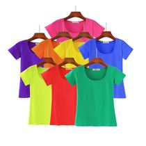 Square Dance Summer Dress Green Blouse Custom Big Code T-Shirt Woman Short Sleeve Large Collar Undershirt Dancing Sports Body Shirt