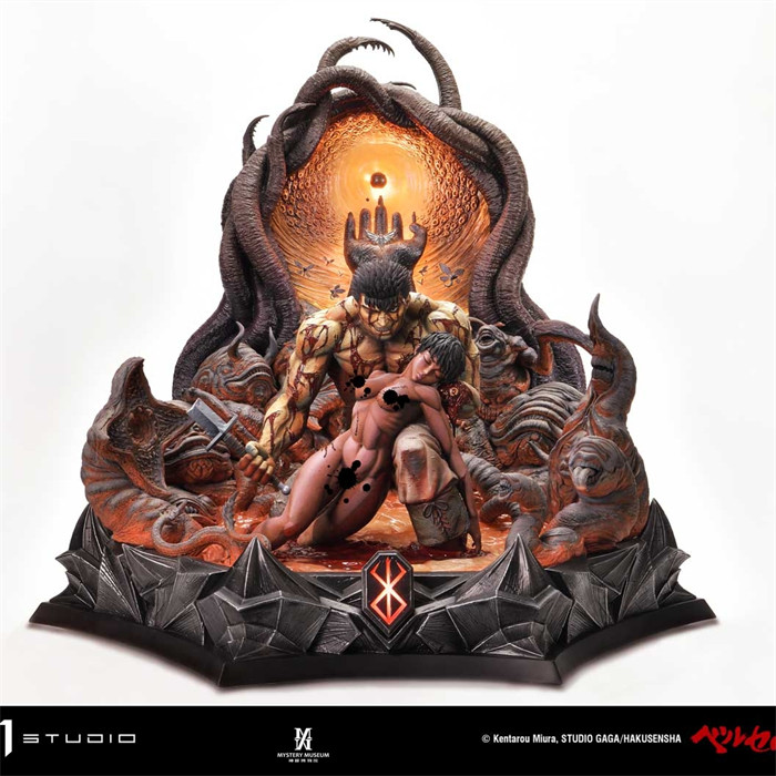 神秘博物馆Prime 1 Studio P1S 剑风传奇格斯和卡思嘉雕像