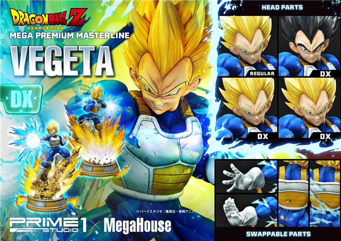 Mysterious Museum Prime 1 Studio P1S Vegeta Dragon Ball Z Super Saiyan Statue