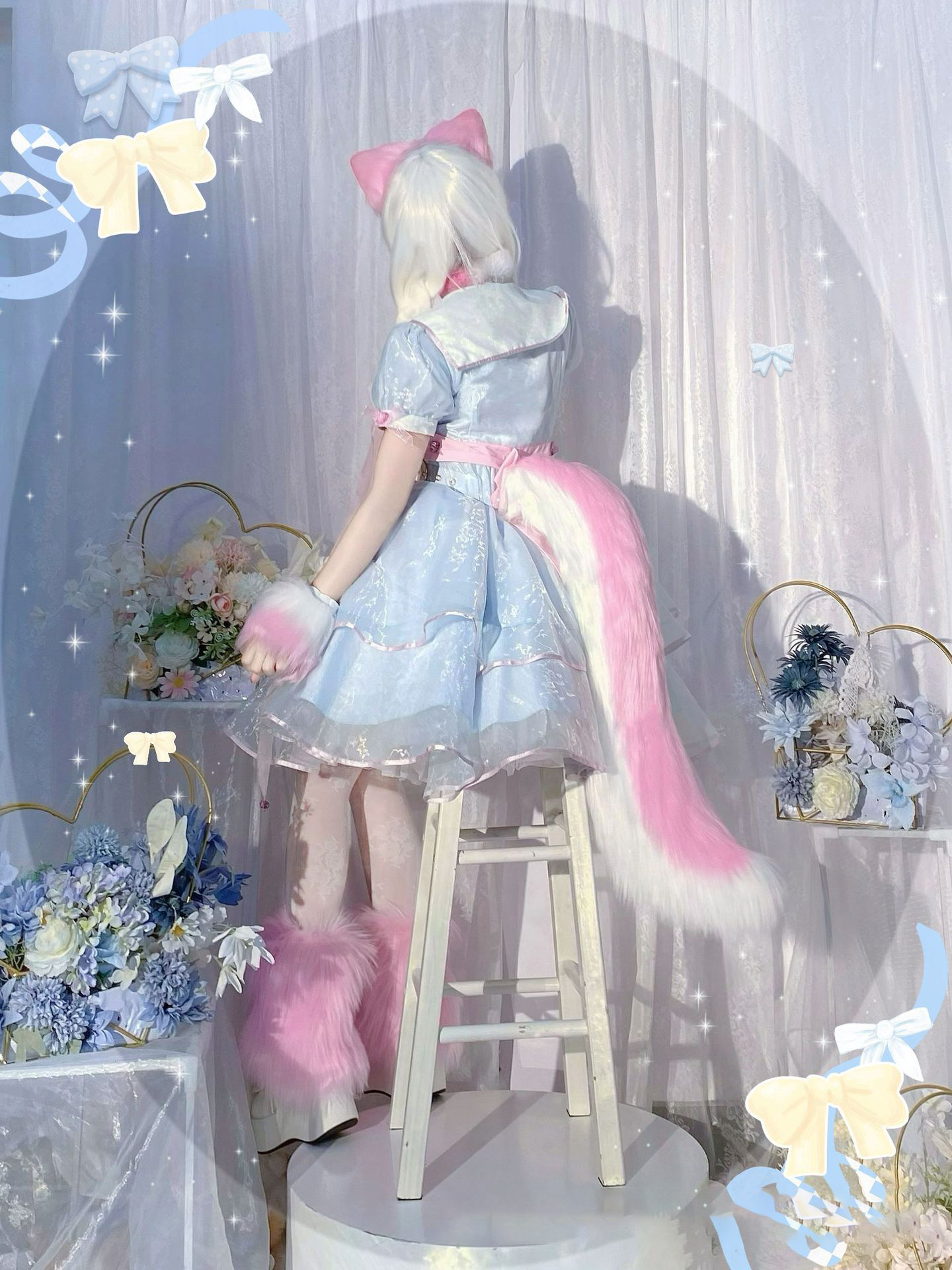 `狐狸耳手作兽耳KC狼耳猫耳发箍发夹，COSPLAY神器！_COSPLAY配件_淘宝游戏网