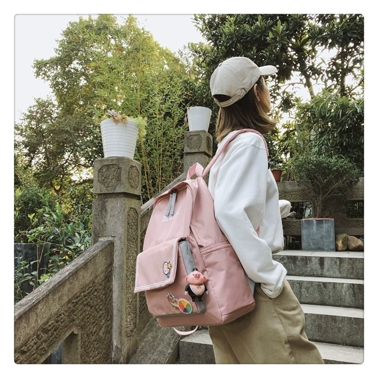 Túi nữ phiên bản tiếng Hàn của Harajuku ulzzang học sinh trung học - Ba lô