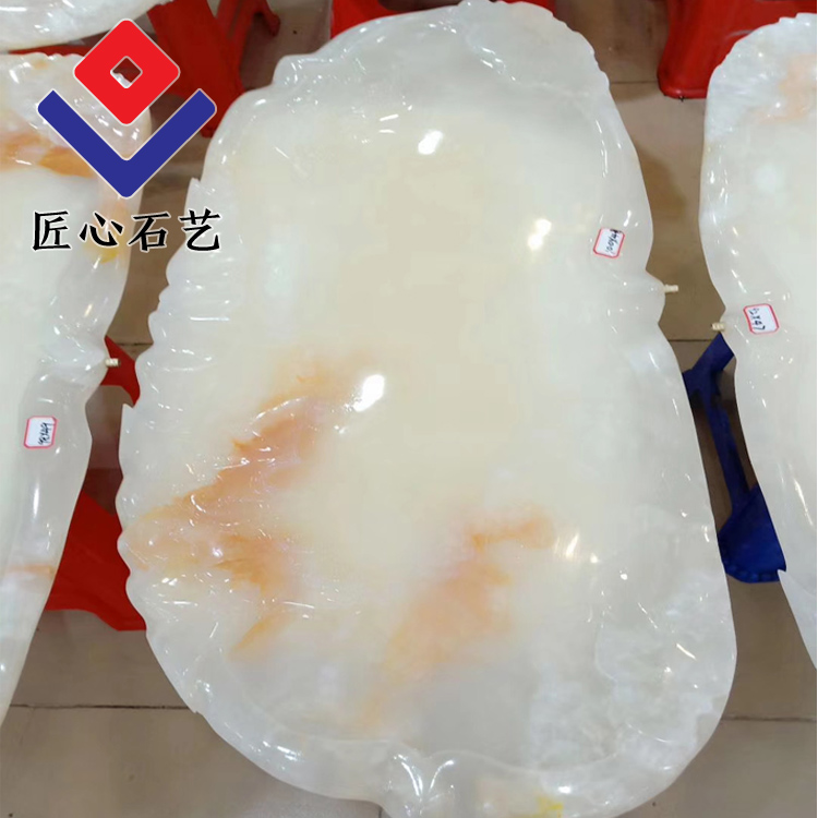 Natural Afghanistan Red Flowers Ice Jade Small Tea Tray Tea Sea Tea Table Home Handmade Drain Kung Fu Tea Furniture Set