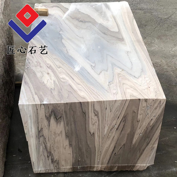 Natural marble panels imported from Italy Platinum Sand countertop background wall home decoration custom stone processing custom