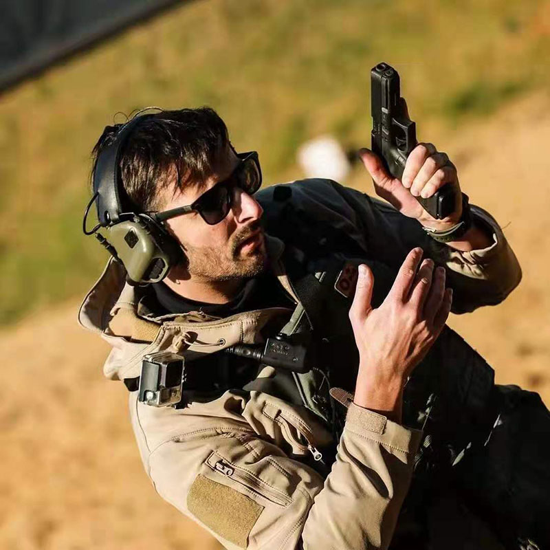 EARMOR Action M31 Tactical Pickup Active Noise Cancelling Headphones Shooting Hearing Protection Portable Fall-Resistant Folding