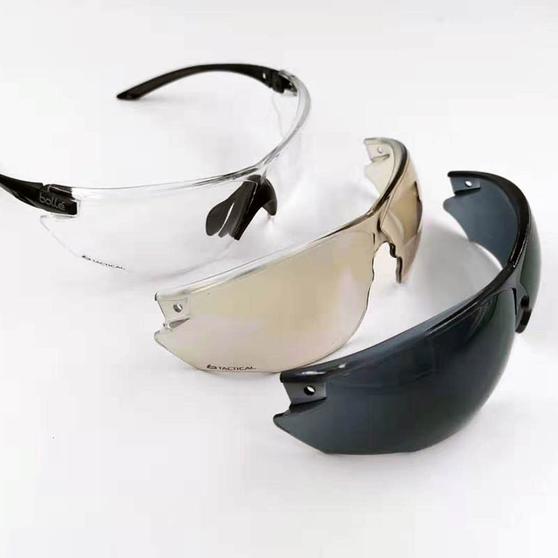 Imported military version double-sided anti-fog goggles BOLLE goggles bulletproof COMABT tactical bucket black CSP helmet version