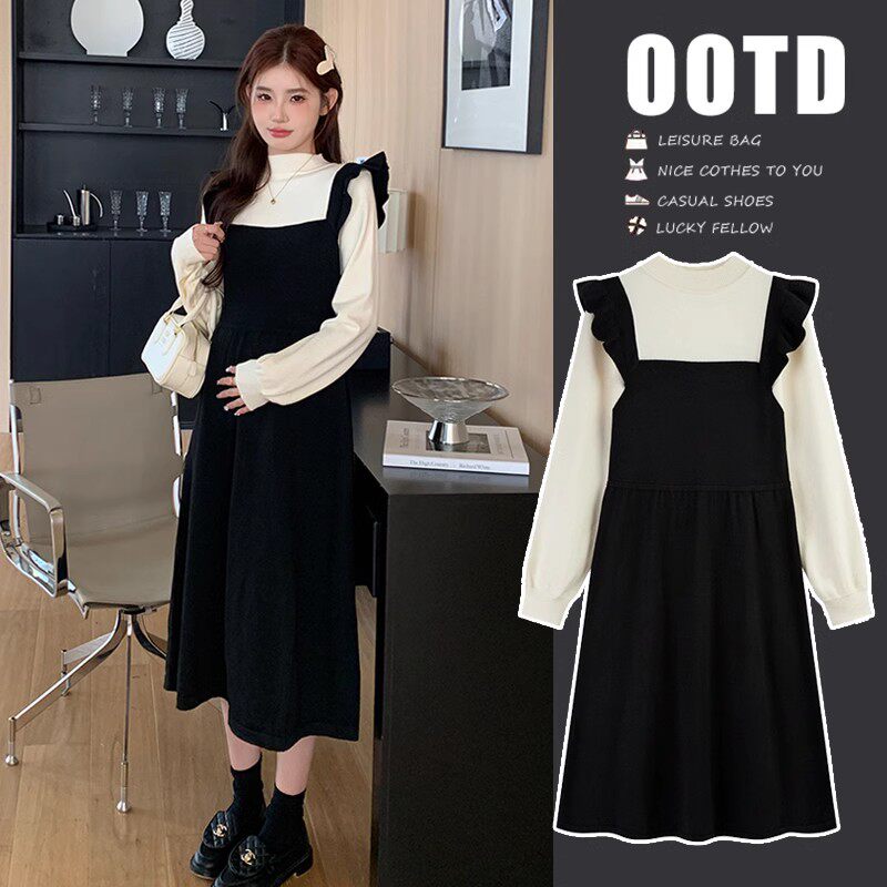 Da 701 👗 孕妇装2026新款 | 春秋孕妇连衣裙 | 亲肤透气高弹设计 🐦-连衣裙-淘宝好物网