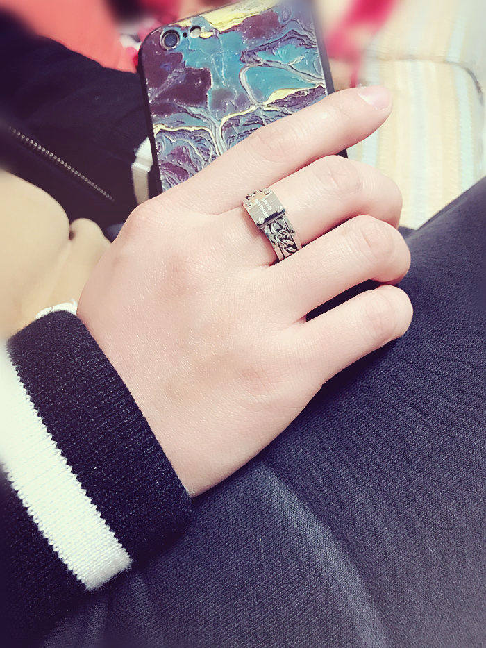 Bague mixte OTHER   en Acier au titane - Ref 3087045 Image 16