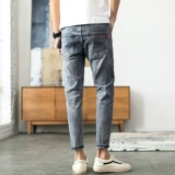 Осенние эластичные джинсы, трендовые штаны для отдыха, облегающий крой